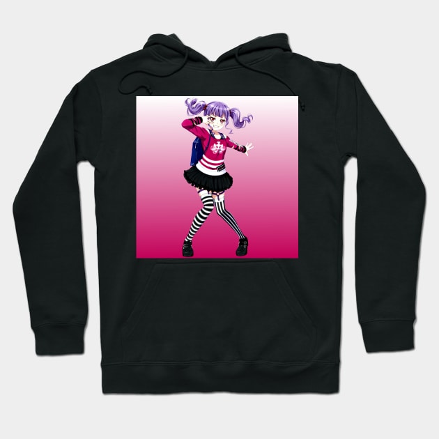 Cute Girl Game Art Hoodie by Tshirtstory